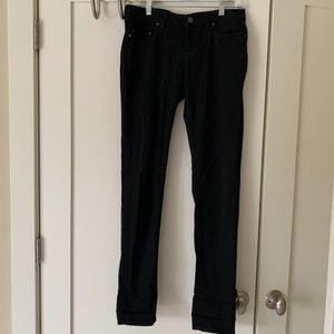 BANANA REPUBLIC WOMEN’S BLACK MID RISE SKINNY JEAN  SIZE 6